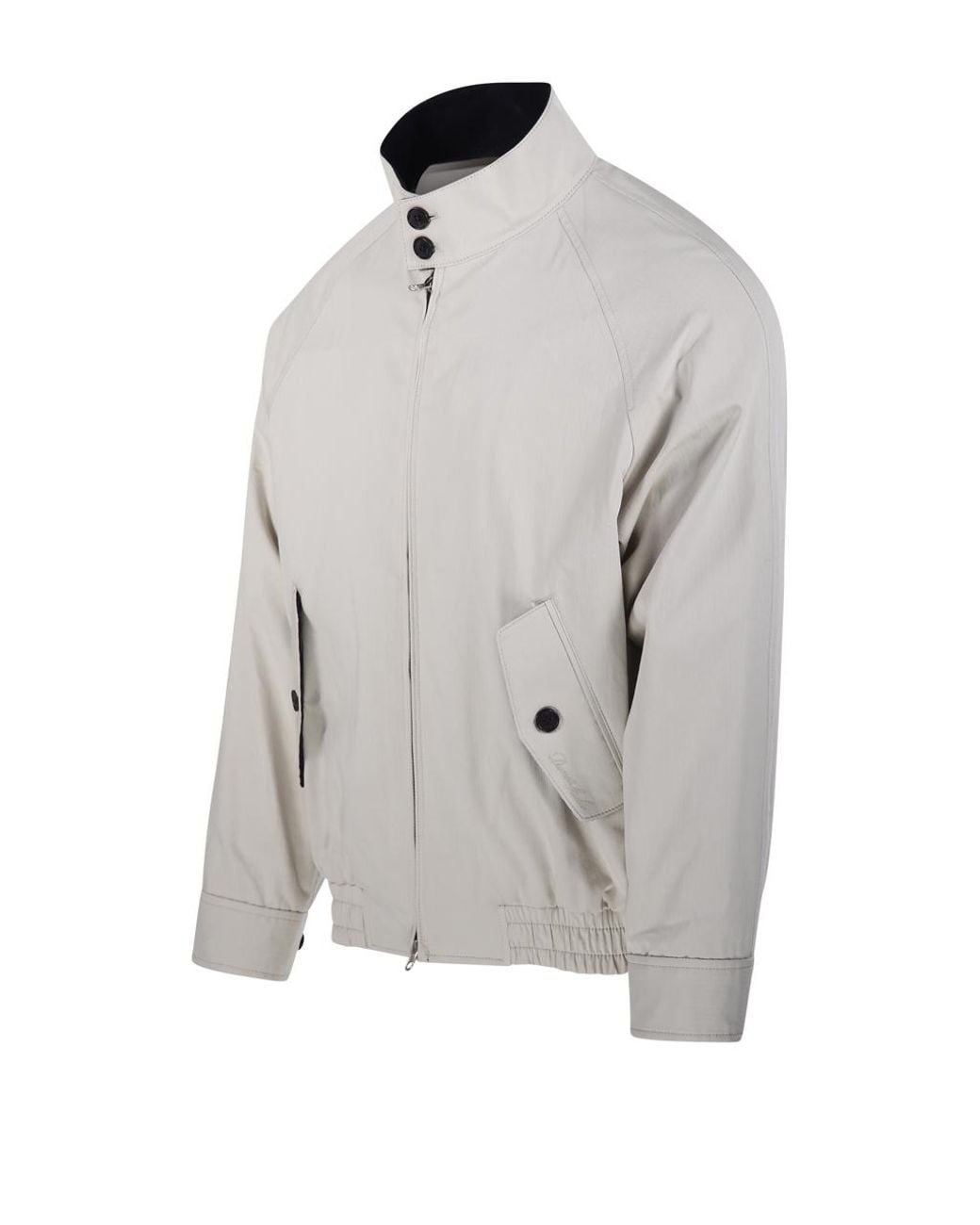 DUNST Gray Zip-Up Harrington Jacket for men