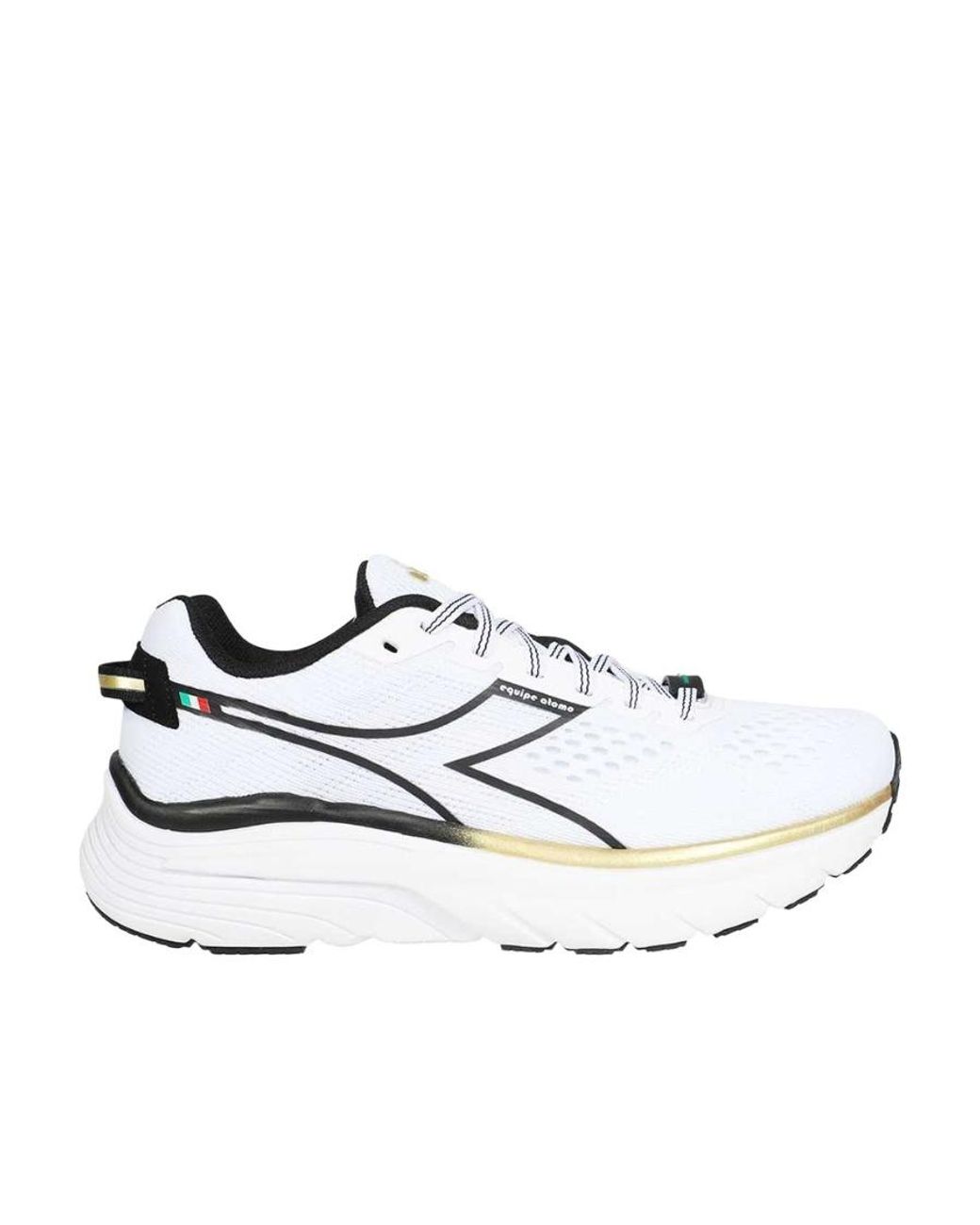 Diadora White Equipe Atomo Low-Top Sneakers for men