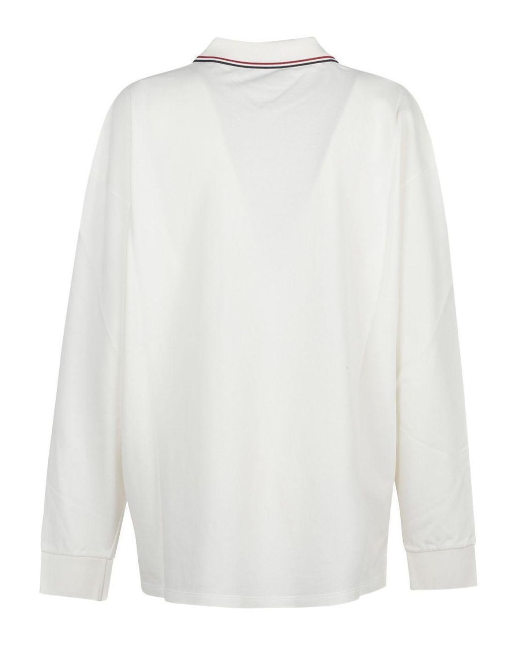 Miu Miu White Piqu Polo Shirt