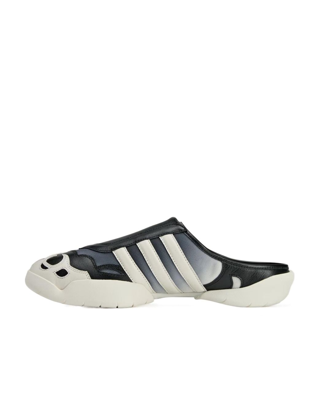 Y-3 White Regu Mules for men