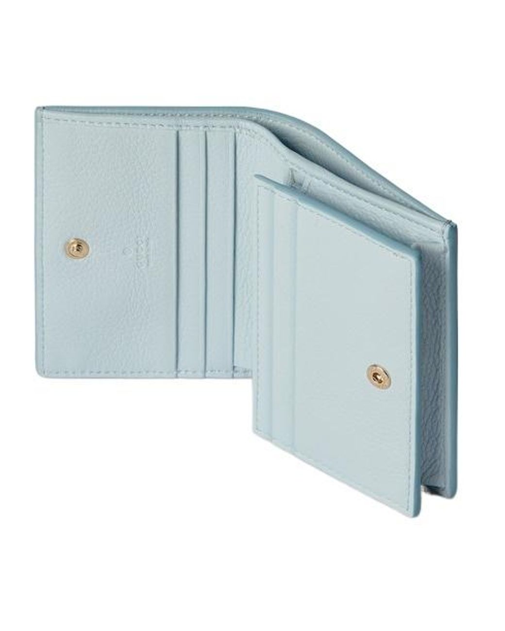 Gucci Blue Gg Emblem Mini Wallet
