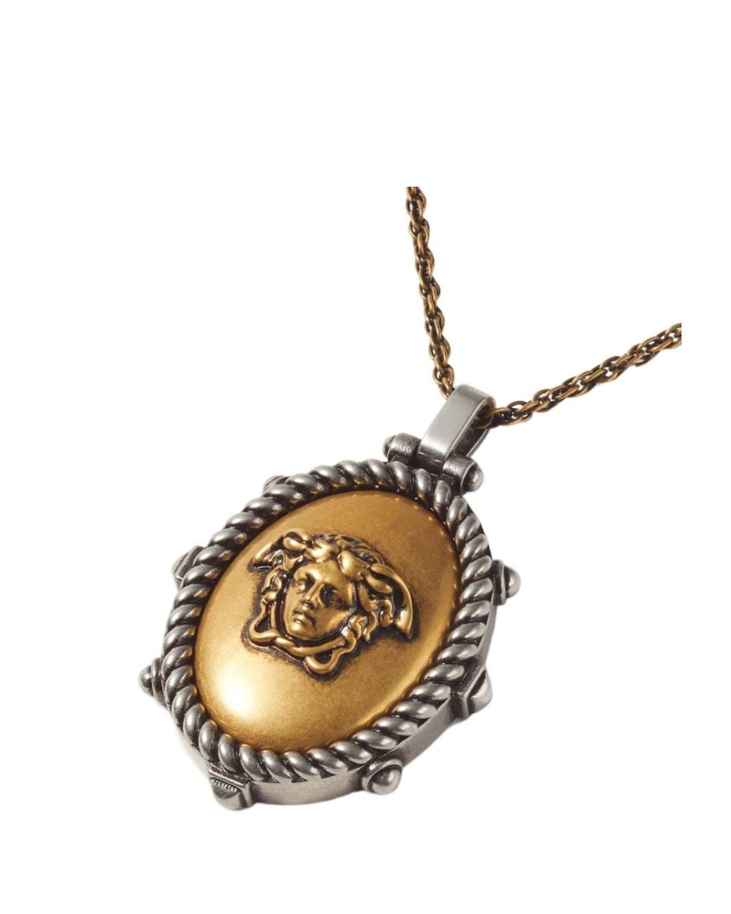 Versace Metallic Tivoli Necklace for men