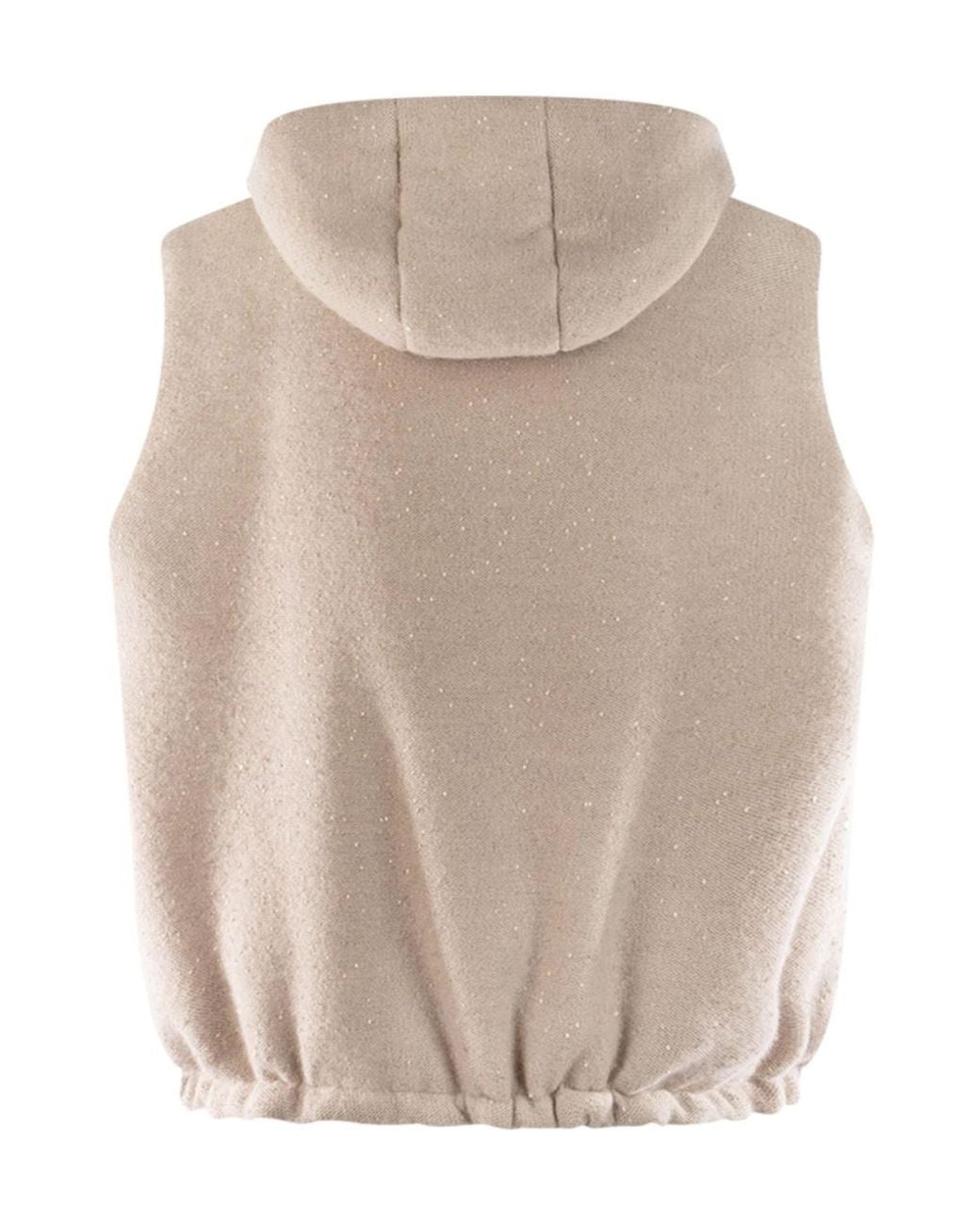 Fabiana Filippi Natural Sleeveless Vest