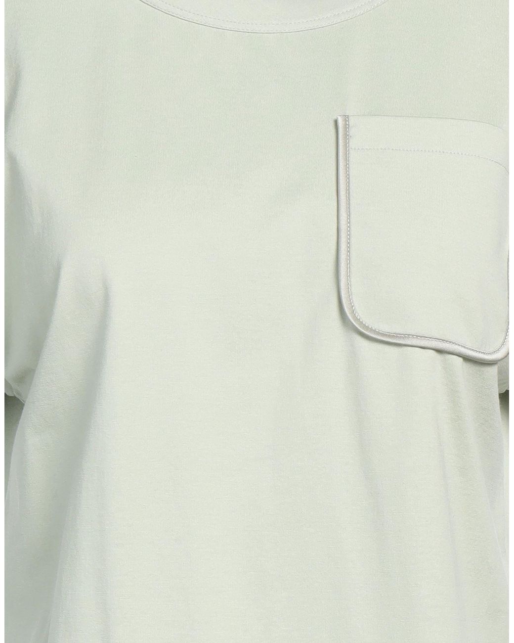 Brunello Cucinelli Green Short Sleeve Crew Neck T-Shirt