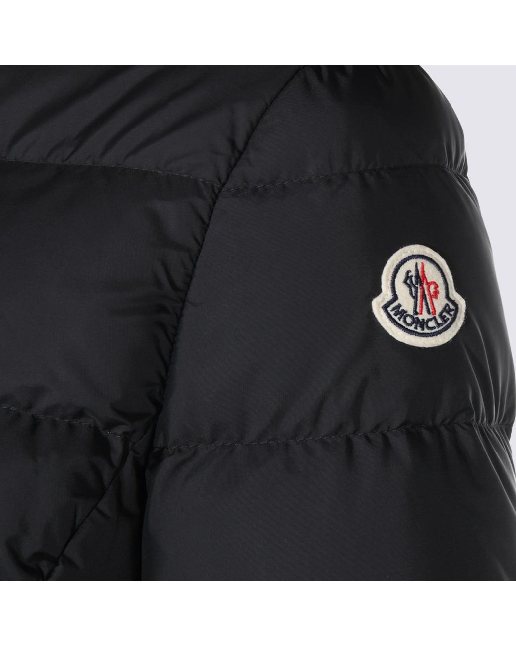 Moncler Black Gie Hooded Long Down Jacket