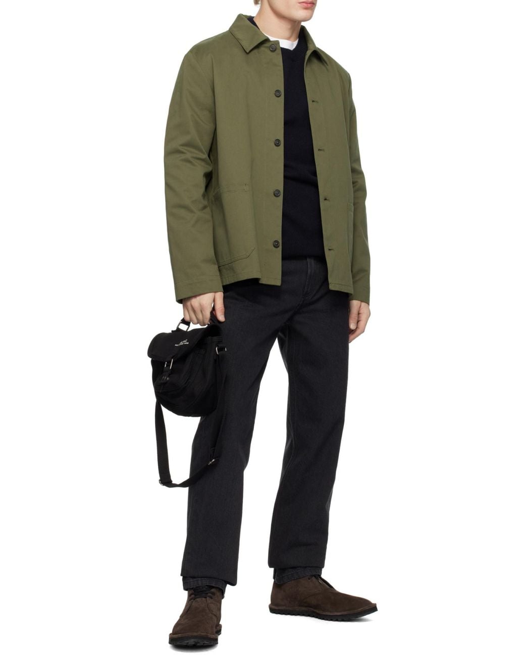 A.P.C. Black Classic Straight-Leg Jeans for men