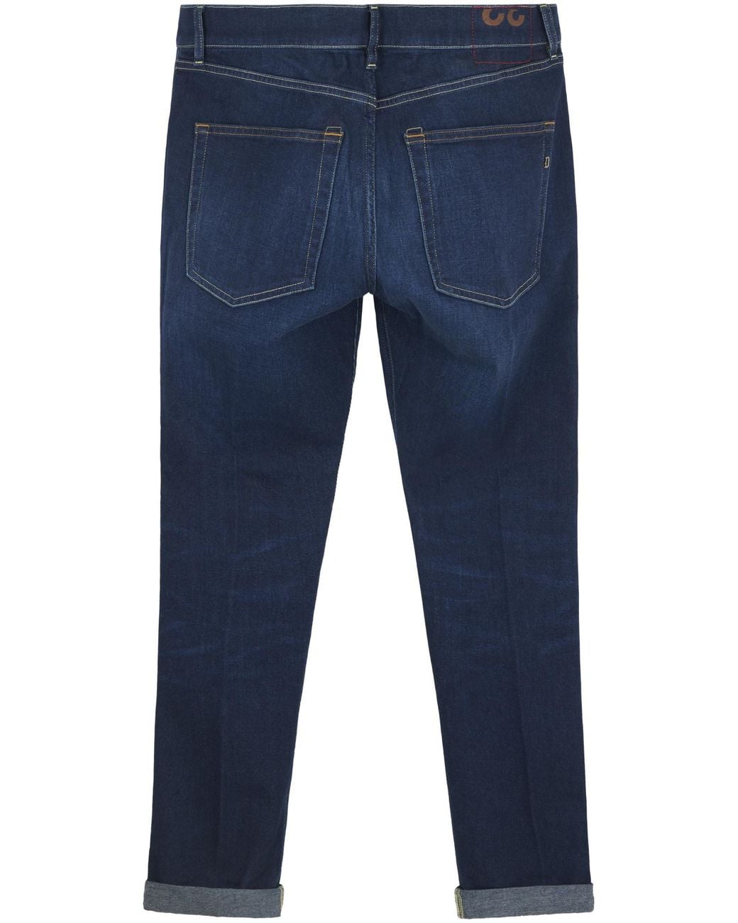 Dondup Blue Belt Loops Trousers for men