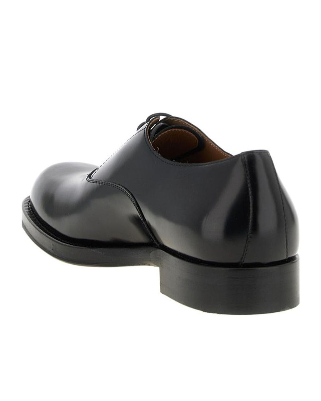 Dries Van Noten Black Lace-Up Oxford Shoes for men