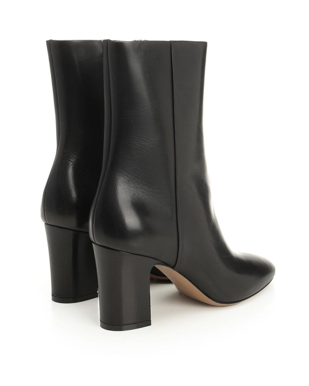 Paris Texas Black "Lavinia 75" Leather Ankle Boots