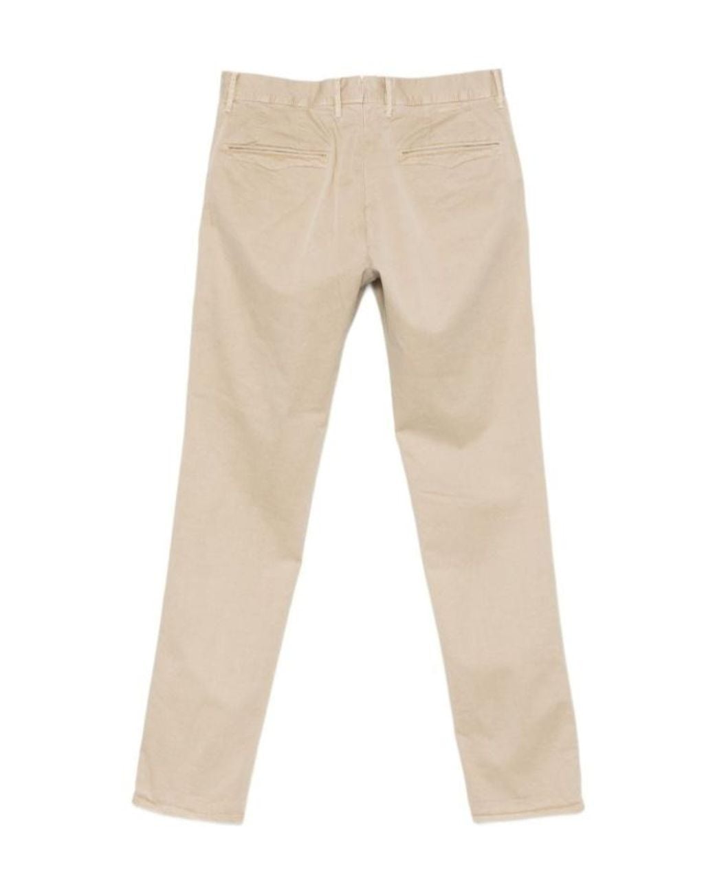 Incotex Natural Casual Trousers With Belt Loops for men