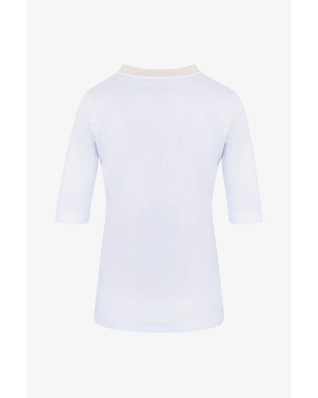 Fabiana Filippi White Short-Sleeved T-Shirt
