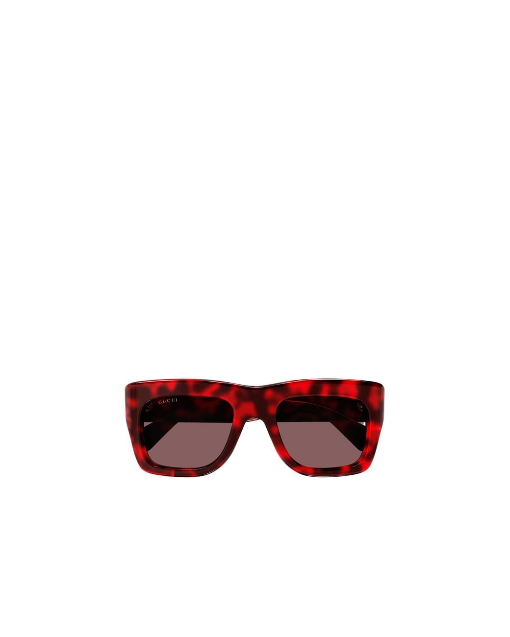 Gucci Red Eyewear Square Frame Sunglasses for men