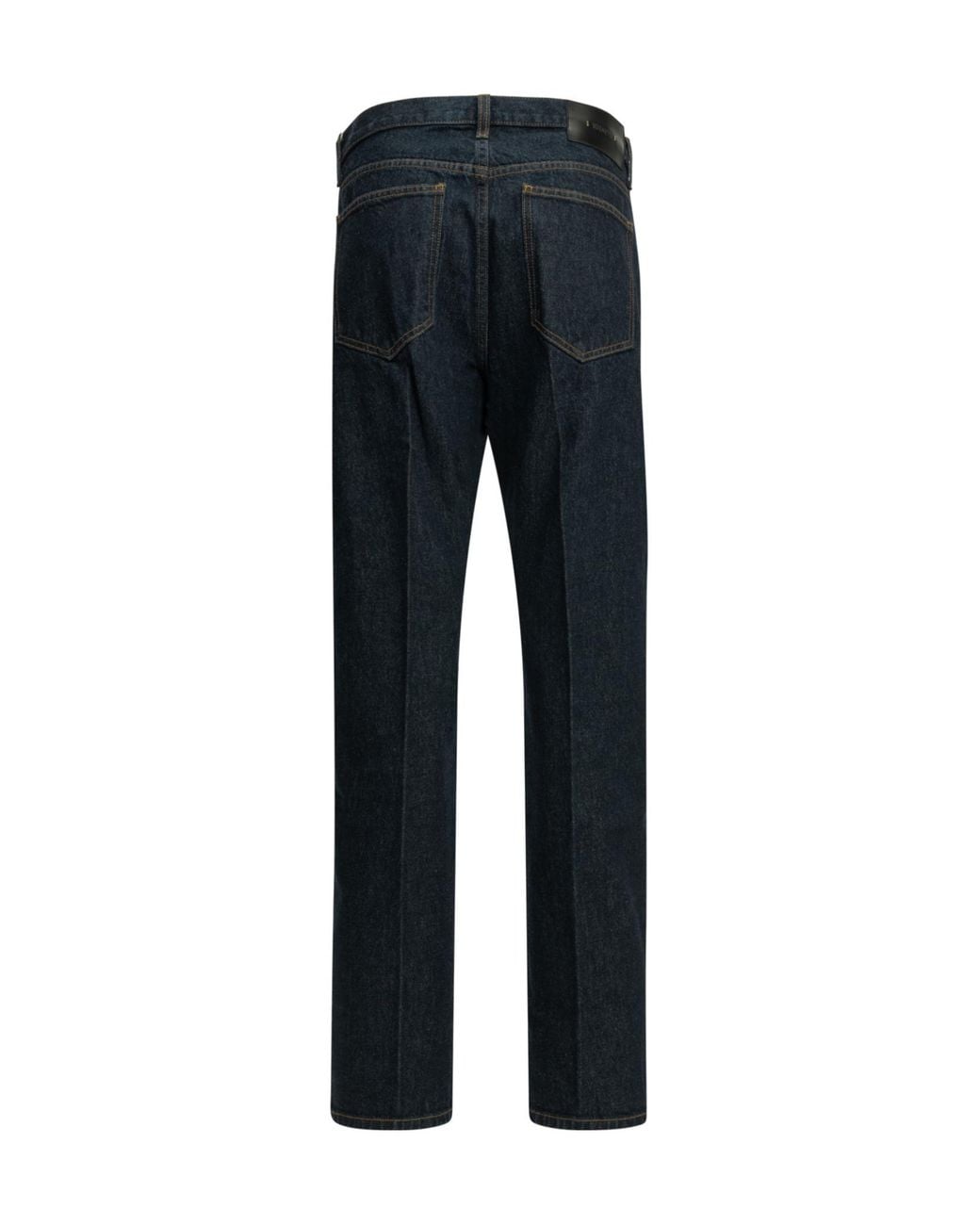 Khaite Black Rossi Straight Leg Jeans