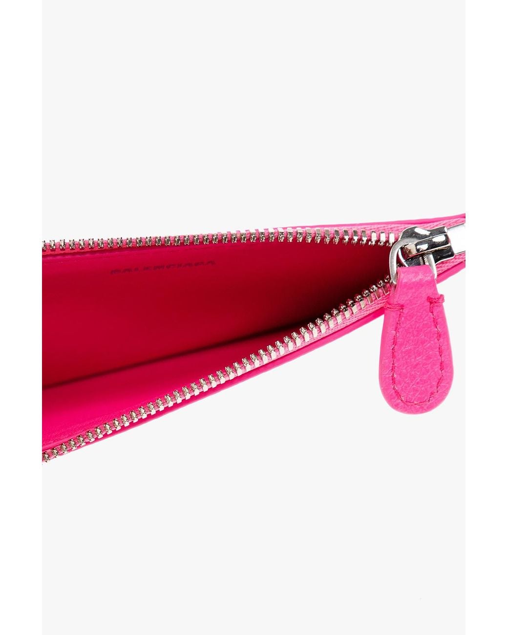 Balenciaga Pink Portamonete Lungo E Portacarte Cash Grande Da Donna