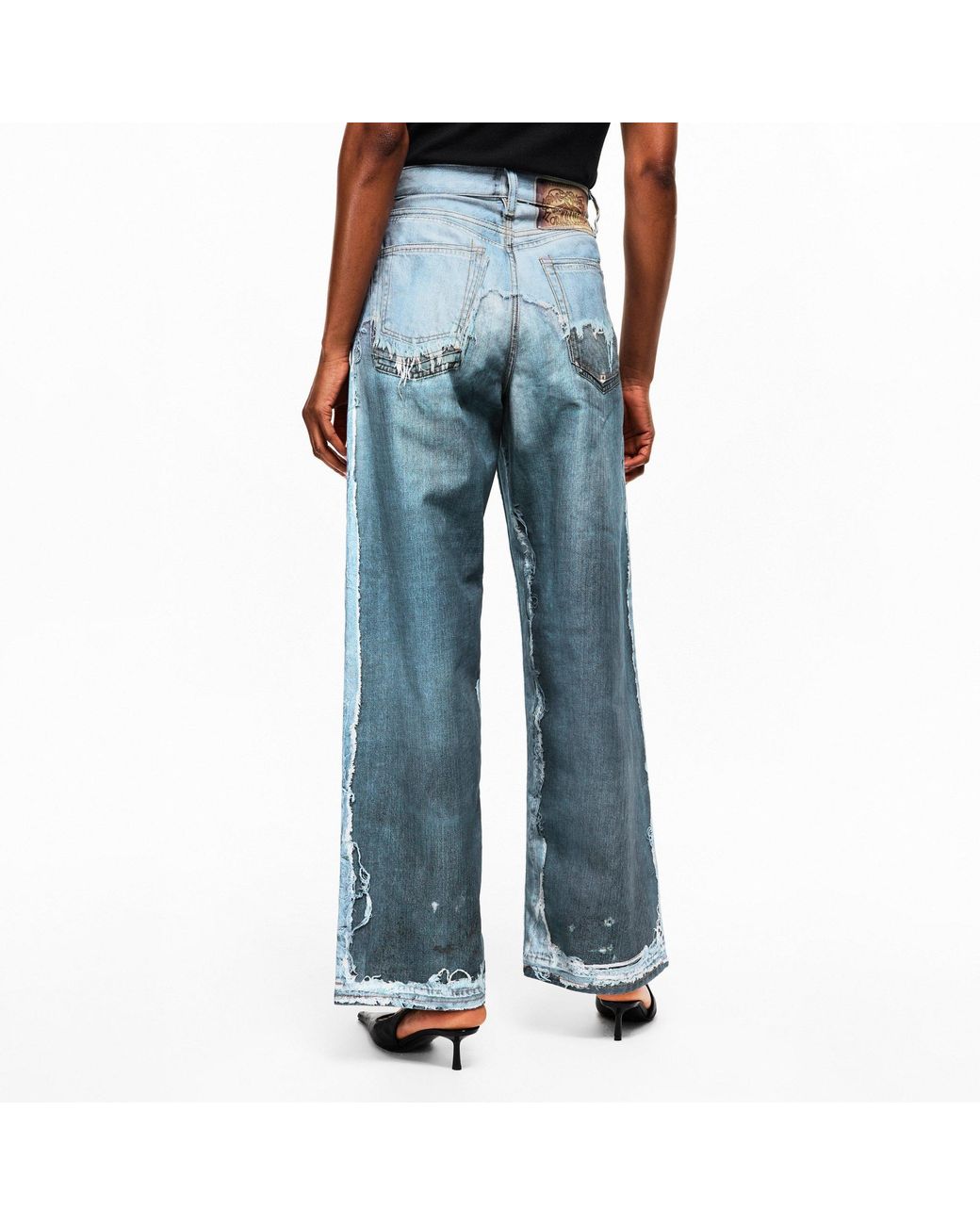 Acne Blue Loose Straight Jeans