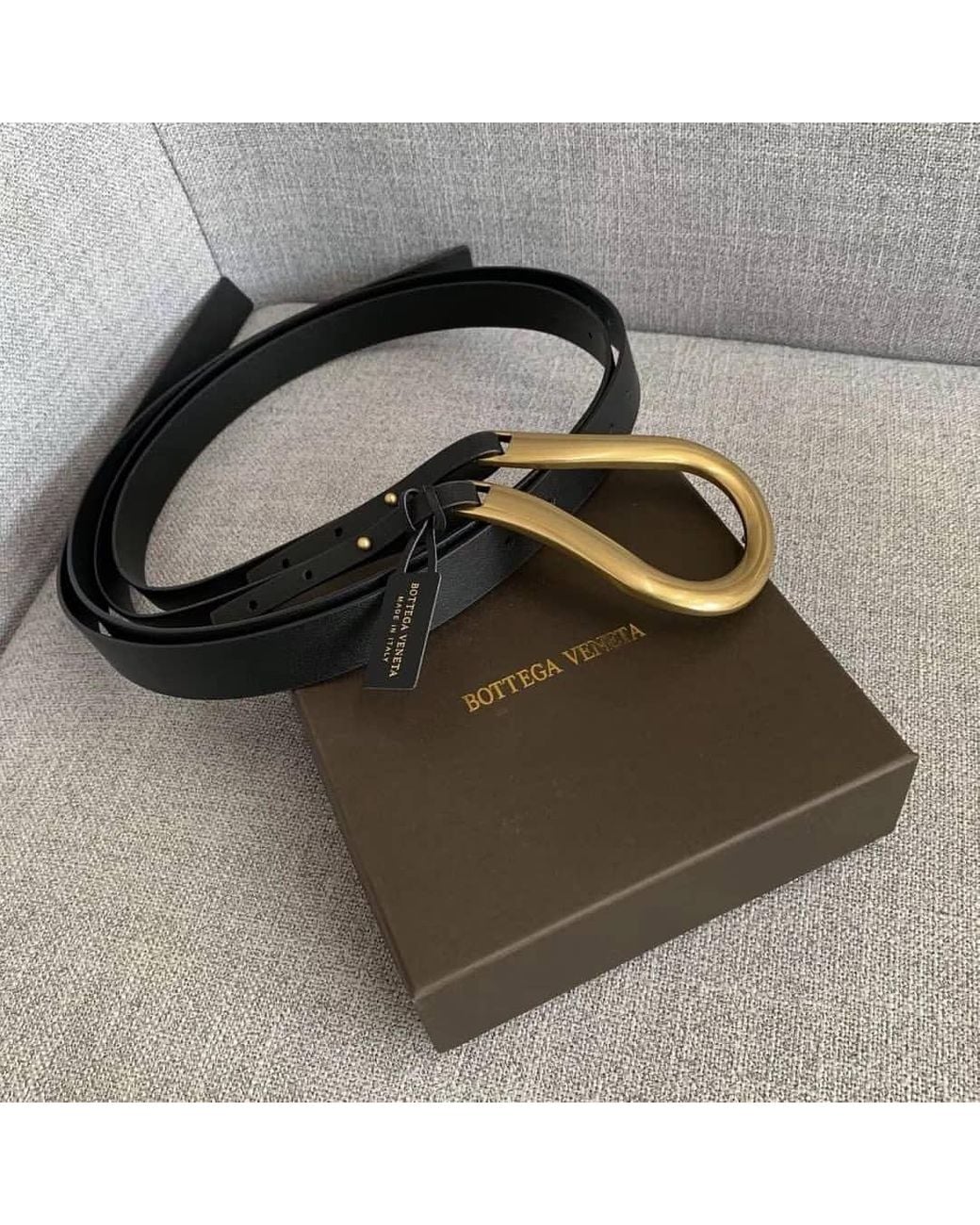 Bottega Veneta Multicolor Double Strap Belt