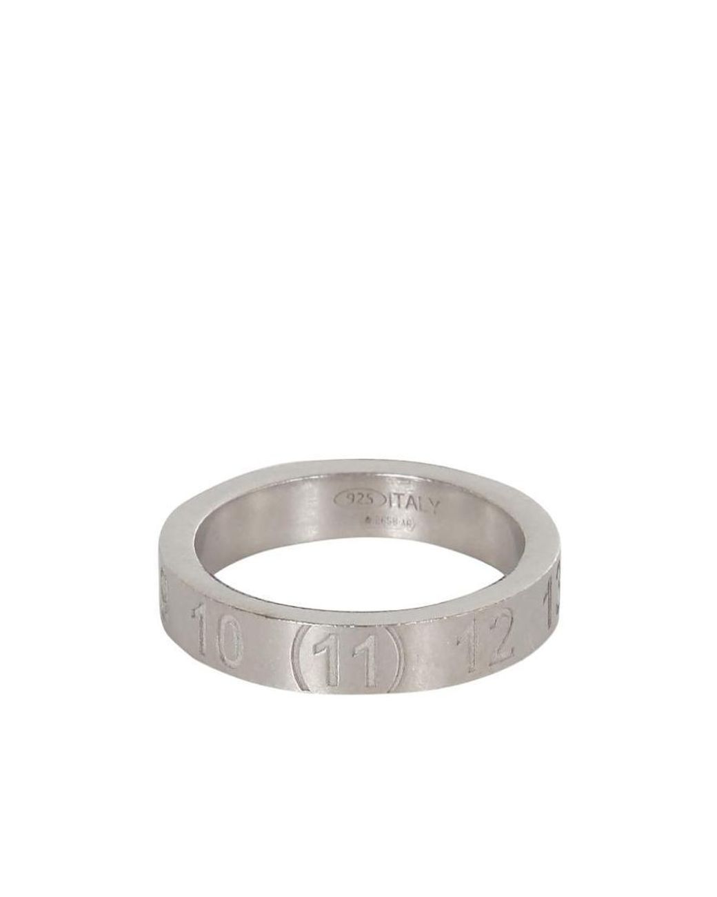 Maison Margiela White Anello Numeric for men