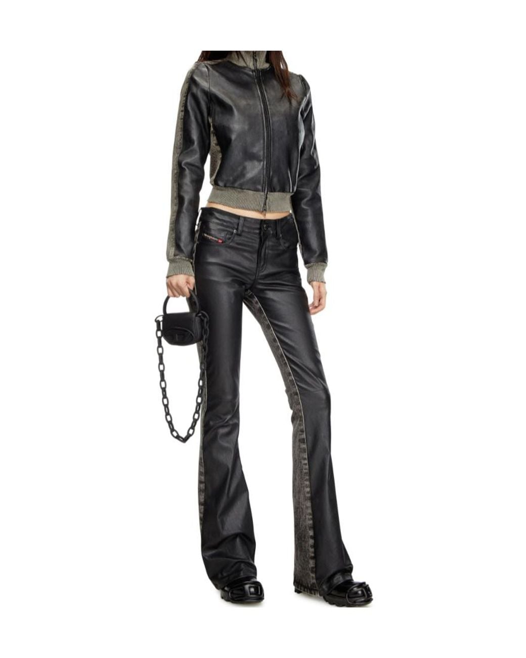DIESEL Hybrid Jacket in Black | Lyst