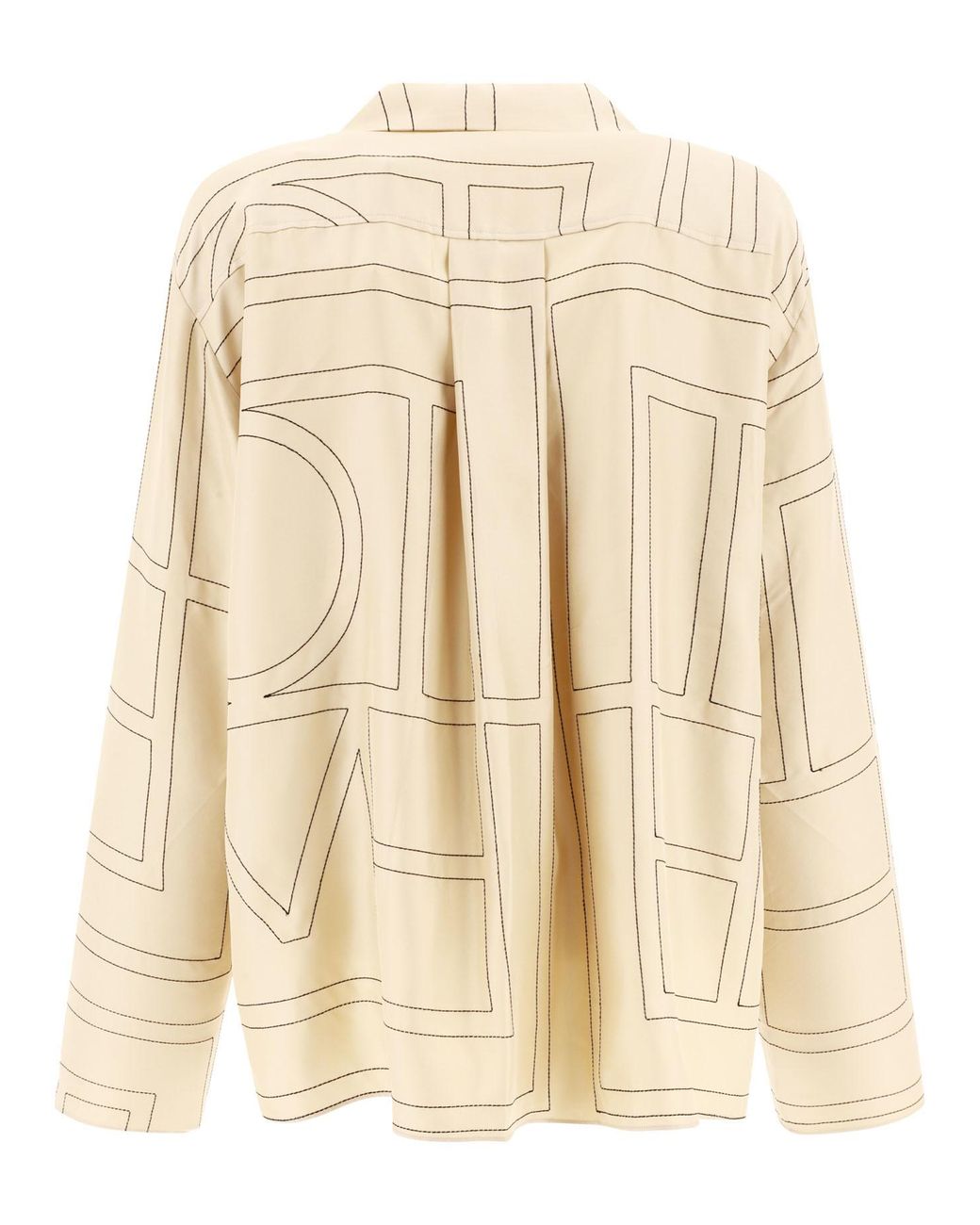 Totême  Natural Totême Sanville Long Sleeved Shirt