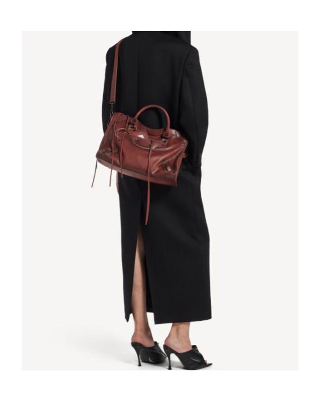Balenciaga Red Le City Bag Medium