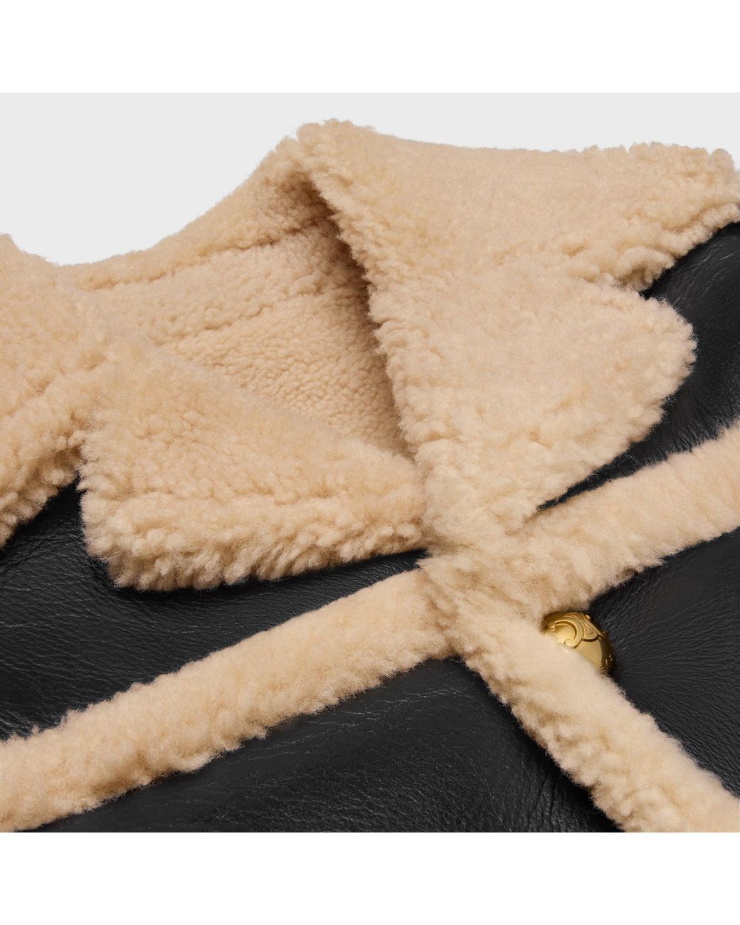 Céline Black Straight-Cut Blouson Jacket