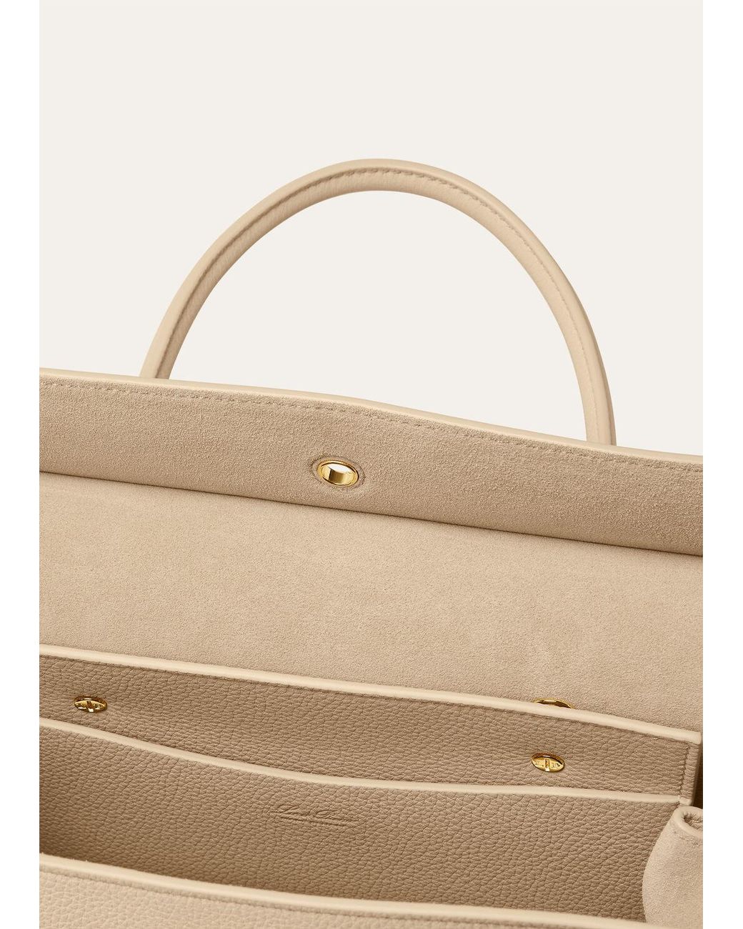 Loro Piana Natural Loom Bag L25 Handbag