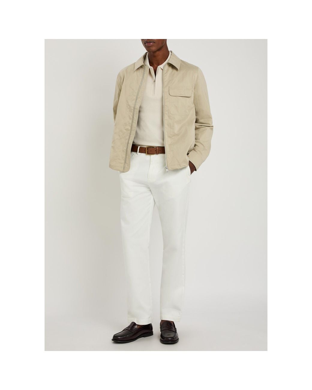 Paul Smith Natural Lapel Full-Zip Casual Jacket for men