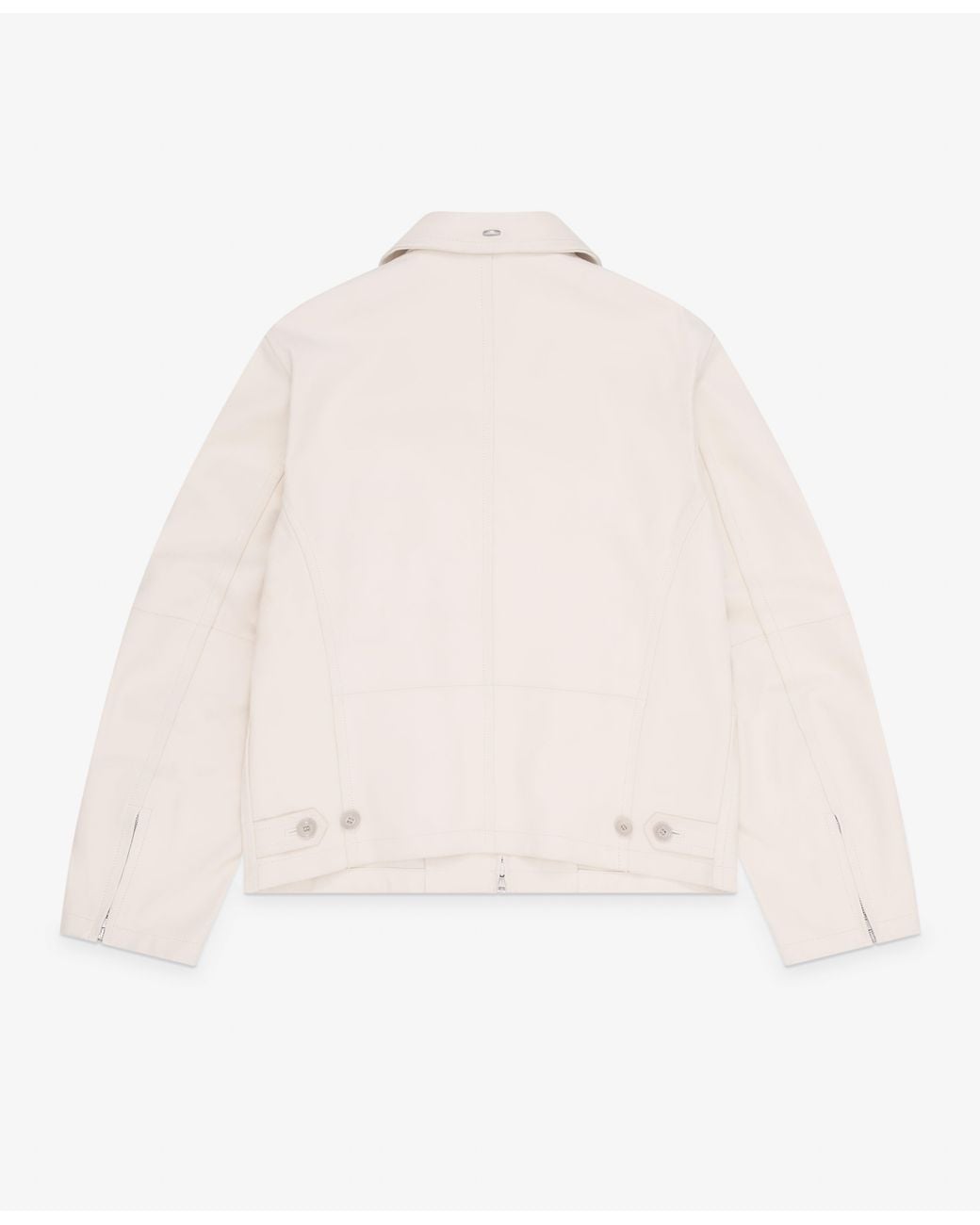 Our Legacy White Waxed Suede Jacket for men
