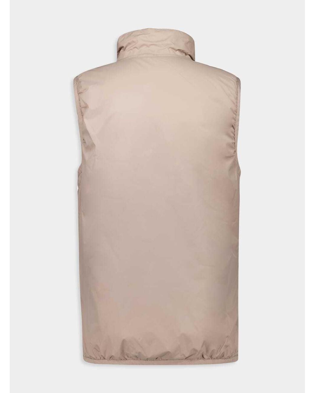 K-Way Natural Stand Collar Casual Vest for men