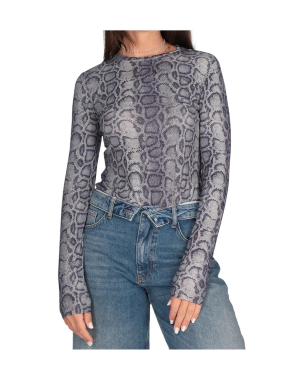 Liu Jo Blue Printed T-Shirt