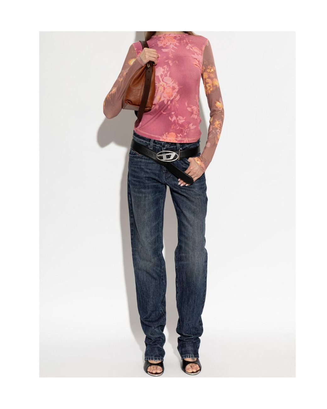 DIESEL Blue D Heel Straight Leg Jeans