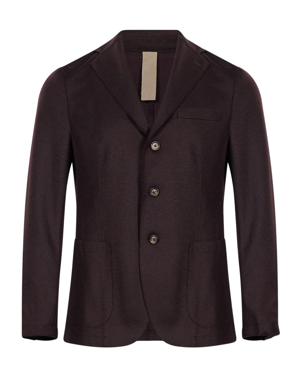 Eleventy Black Single-Breasted Notched-Lapels Blazer for men