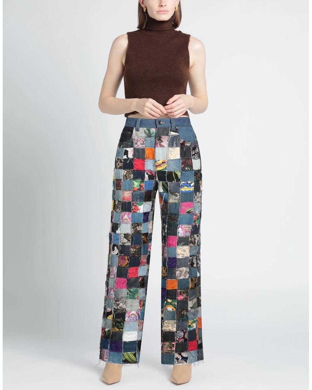 Dolce & Gabbana Blue Straight-Leg Jeans