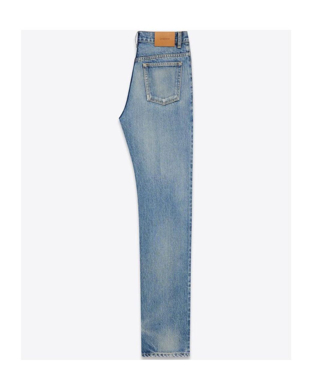 Saint Laurent Blue Benjamin Straight Leg Jeans