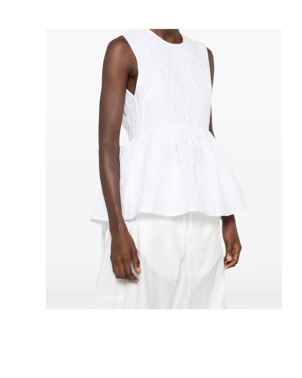 CECILIE BAHNSEN White Spaghetti Strap Suspenders