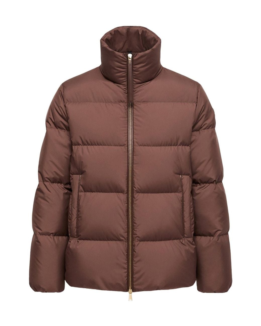 Moncler Brown Vivantesse Short Down Jacket