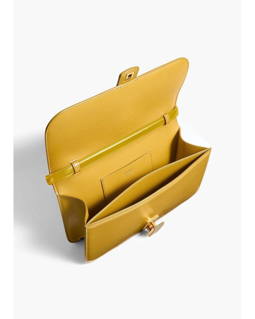 Khaite Yellow Blake Top-Handle Bag