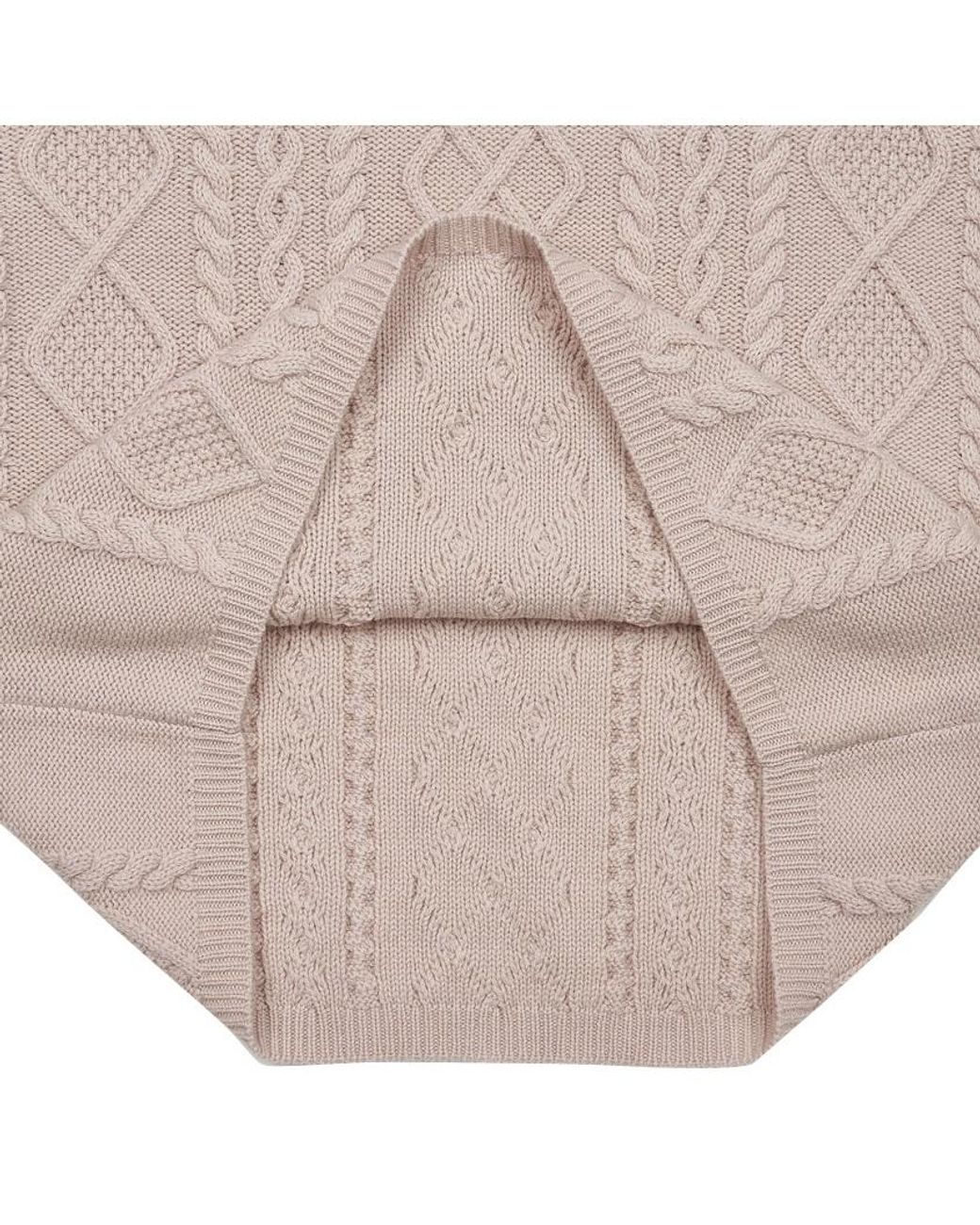 Max Mara Pink High-Necked Long-Sleeved Sweater