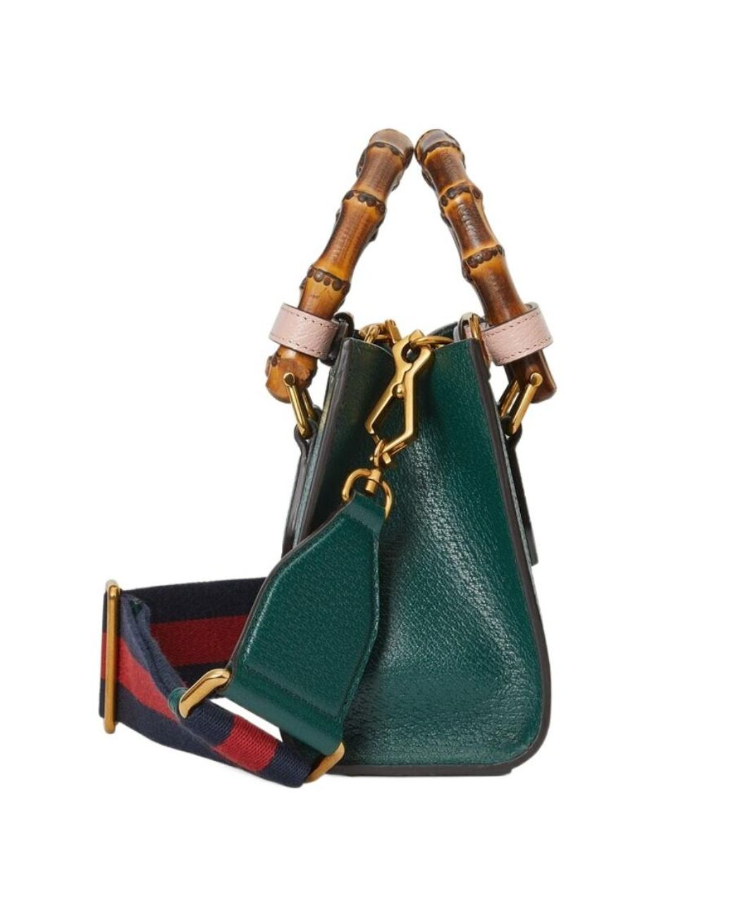 Gucci Green Mini Diana Top Handle Bag