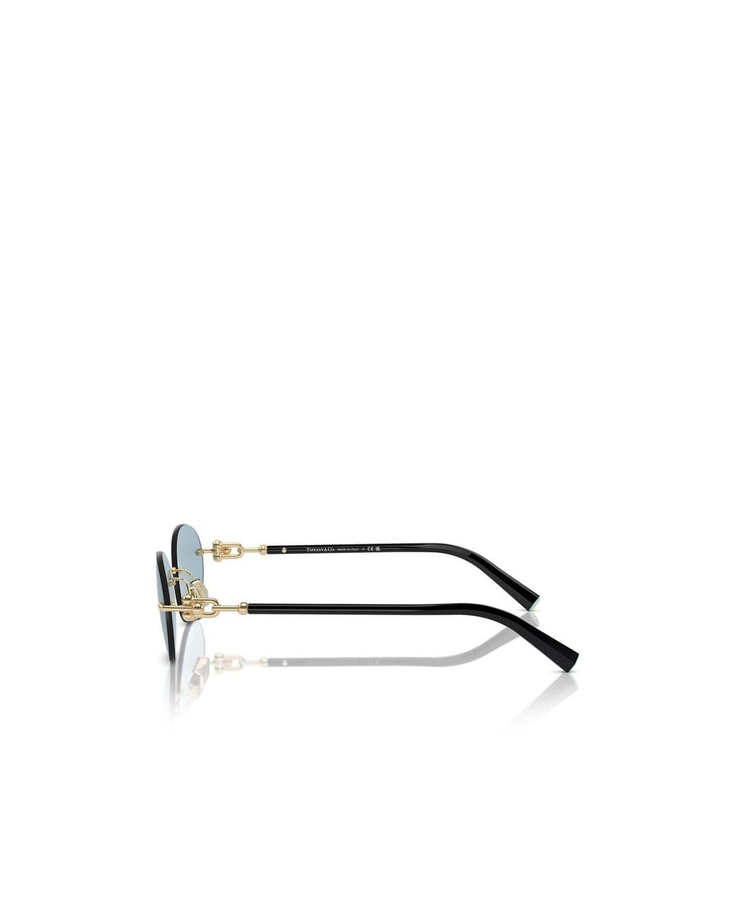 Tiffany & Co Blue Oval Frameless Sunglasses
