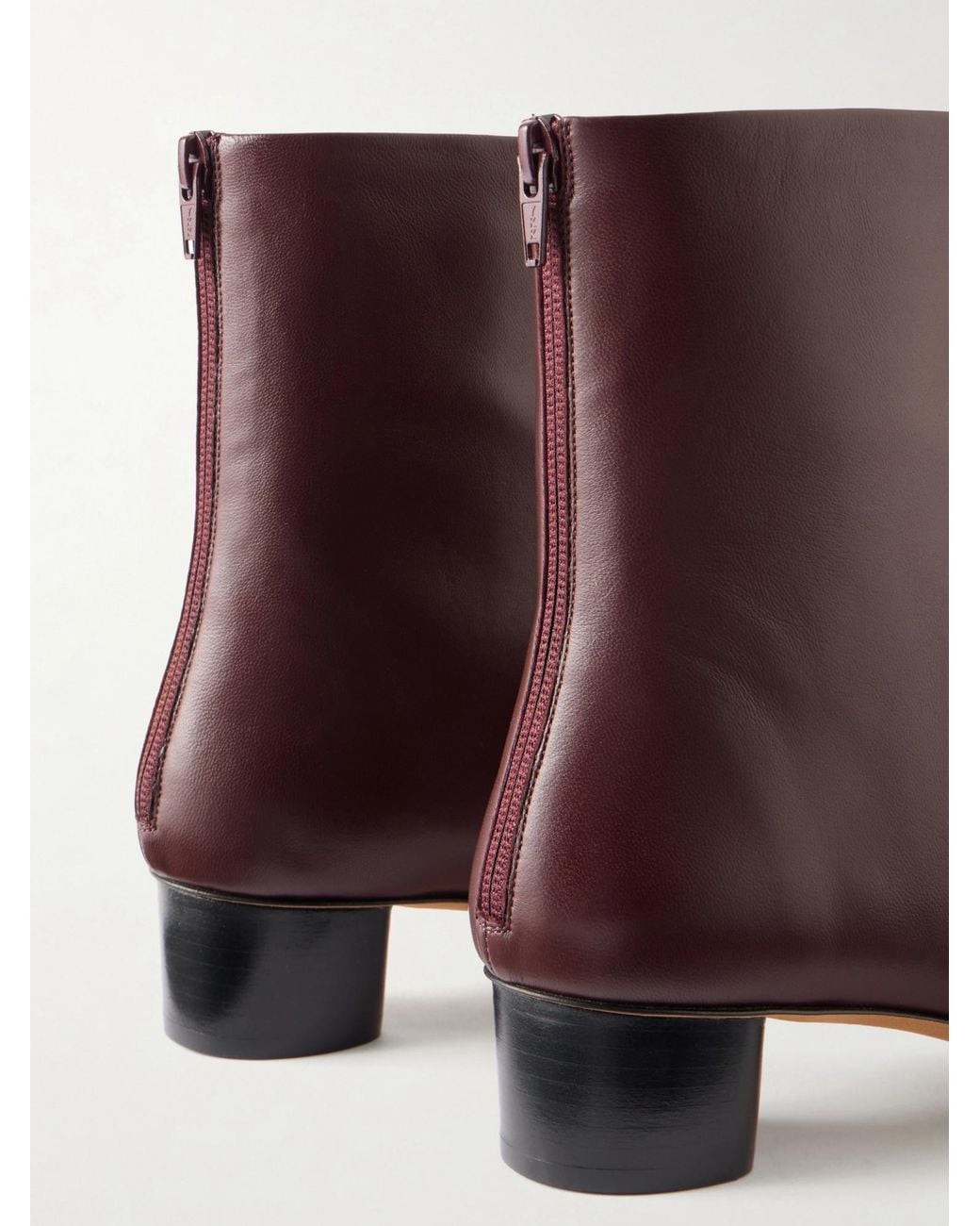 Le Monde Beryl Brown Carole Leather Ankle Boots