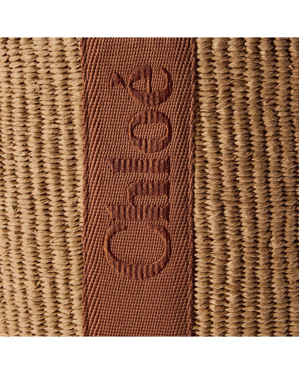 Chloé Brown Woody Basket Bag