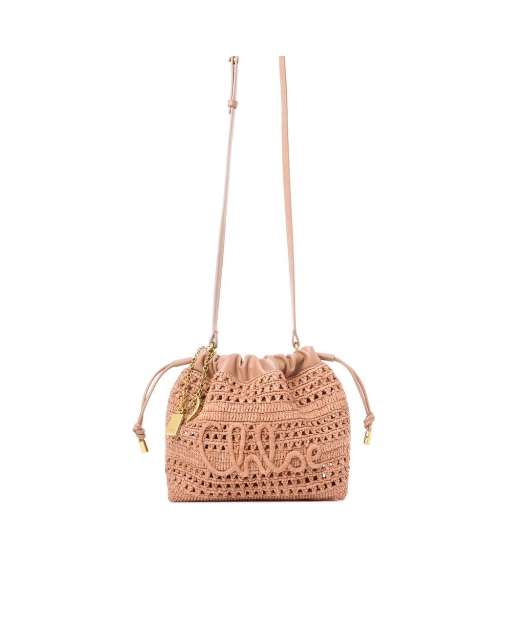 Chloé Pink Chloé Mini Drawstring Shoulder Bag
