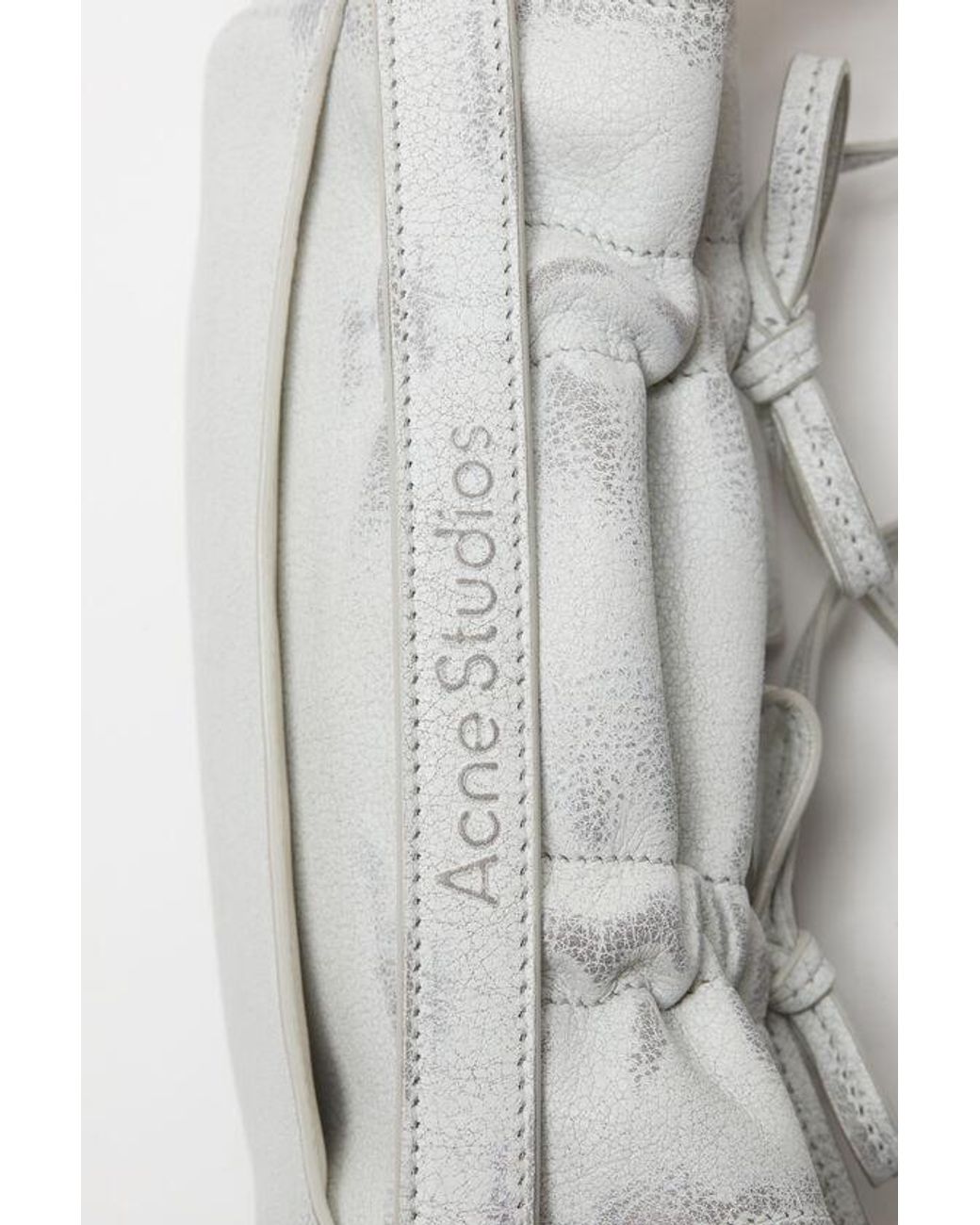 Acne Gray Multipocket Micro Tote Bag