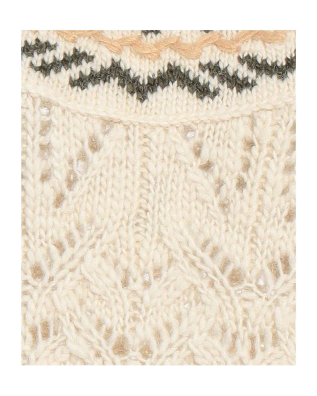 Isabel Marant Natural Knitted Sweate