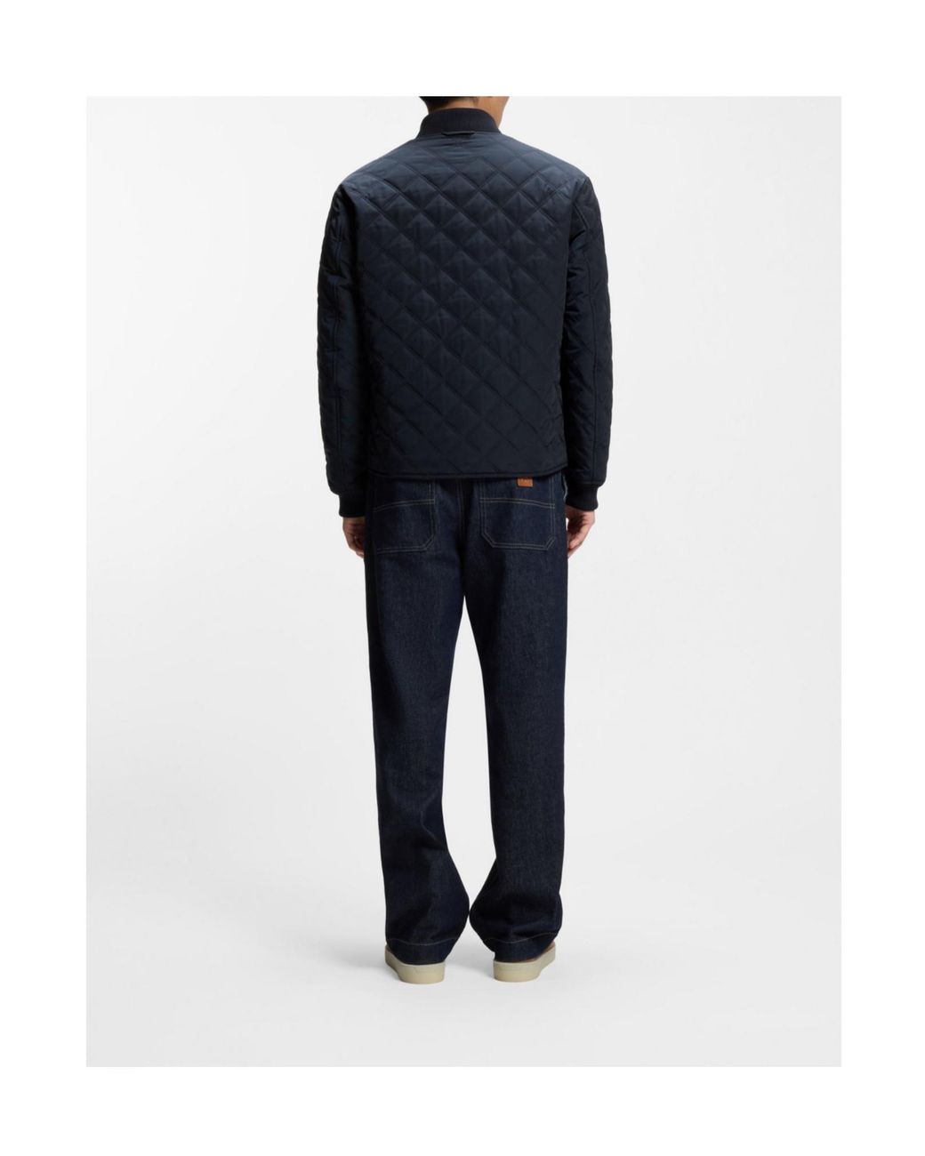 Boss Blue C Corle Reversible Hooded Jacket for men