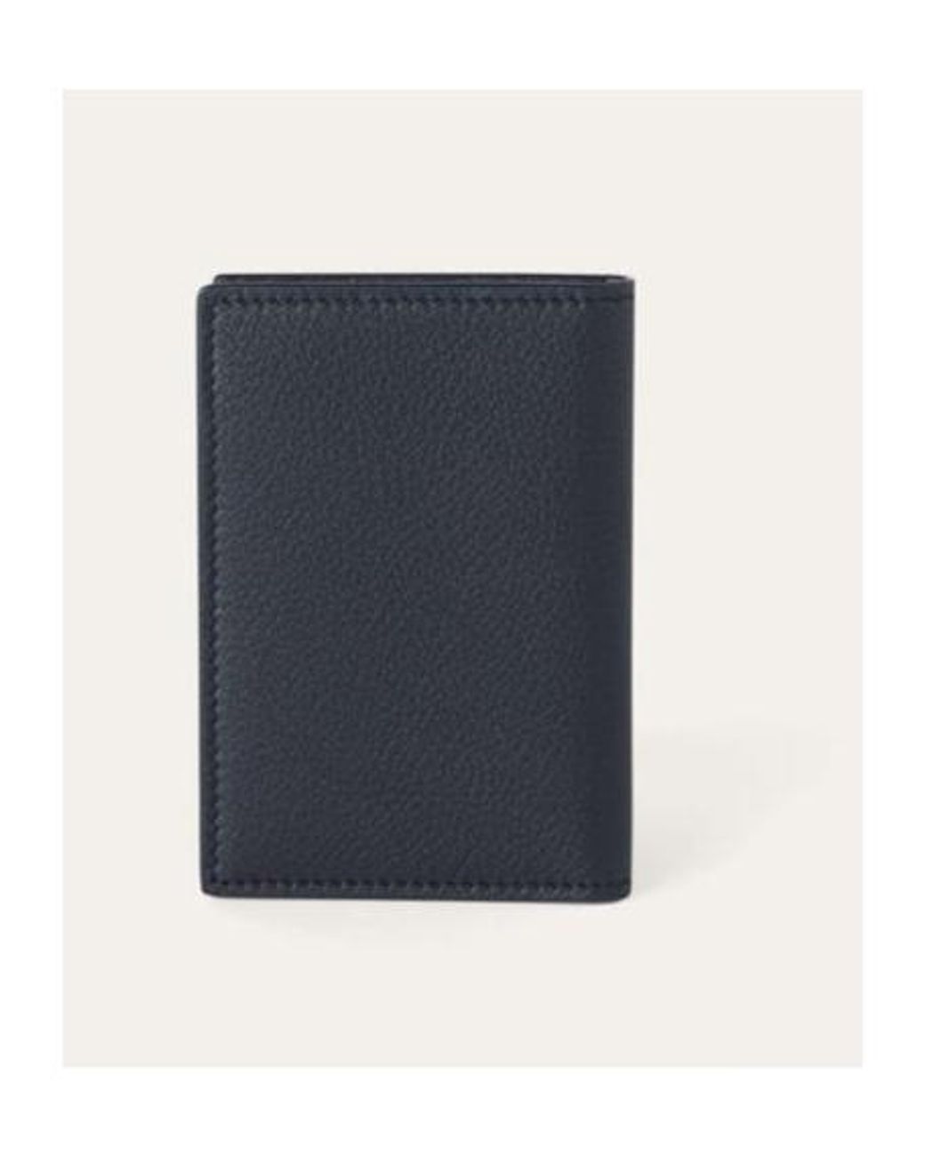 Loro Piana Blue Extra Double Fold Card Bag for men