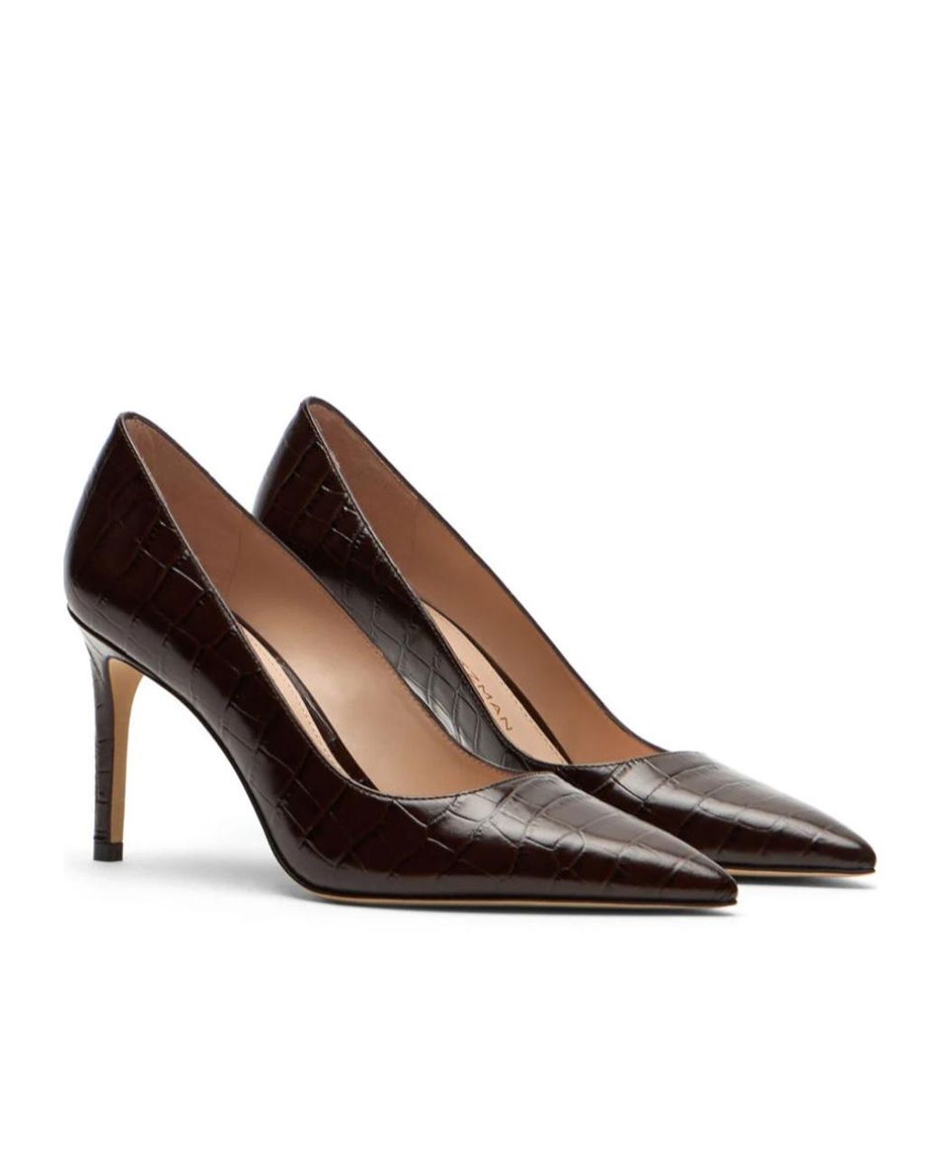 Stuart Weitzman Brown Stuart Power Pump 85