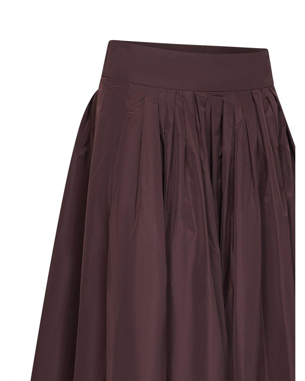 Max Mara Purple Pleated Maxi Skirt