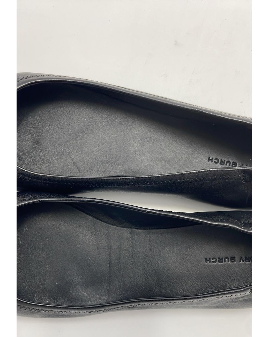 Tory Burch Black Minnie Travel Ballet Flats